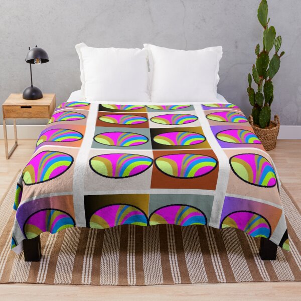 Item preview, Geometric Mashup Swirling circles Pattern 3 Comforter designed and sold by LLdreams.