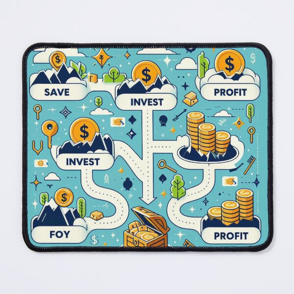 Item preview, Your Path to Financial Freedom: Save, Invest, Profit! designed and sold by Wonderall.