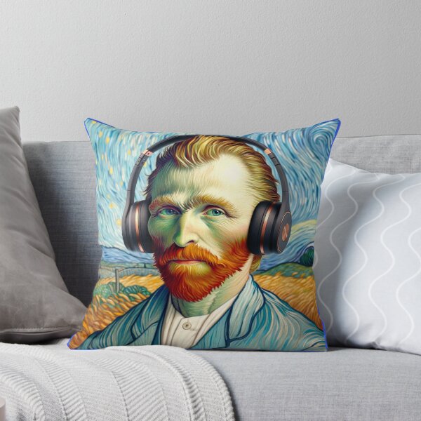 Item preview, Van Gogh with Headphones designed and sold by Lane L. Mälkin Design.