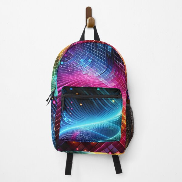 Item preview, 3D Checker Wave Pattern With Vibrant Colors designed and sold by Tamer ⭐⭐⭐⭐⭐.