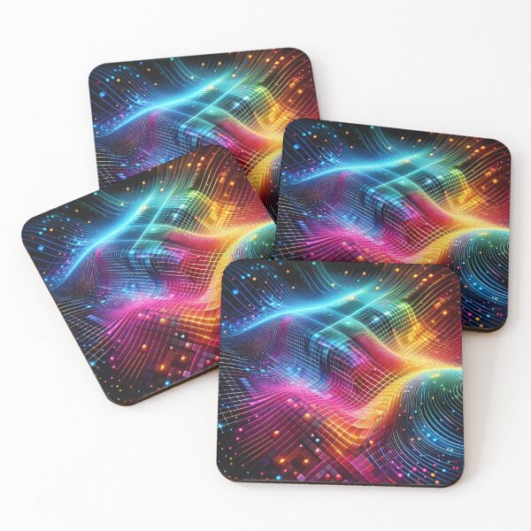 Item preview, 3D Checker Wave Pattern With Vibrant Colors designed and sold by Tamer ⭐⭐⭐⭐⭐.