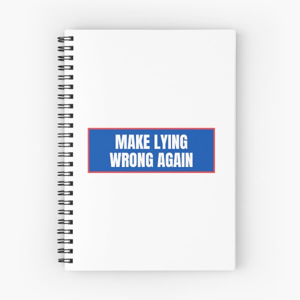 Item preview, Make Lying Wrong Again designed and sold by CharmStudio.