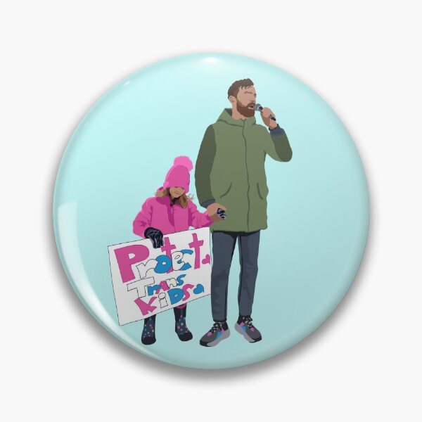 Item preview, Protect Trans Kids: Brad & Maven LaFortune  designed and sold by Olive Bensler.