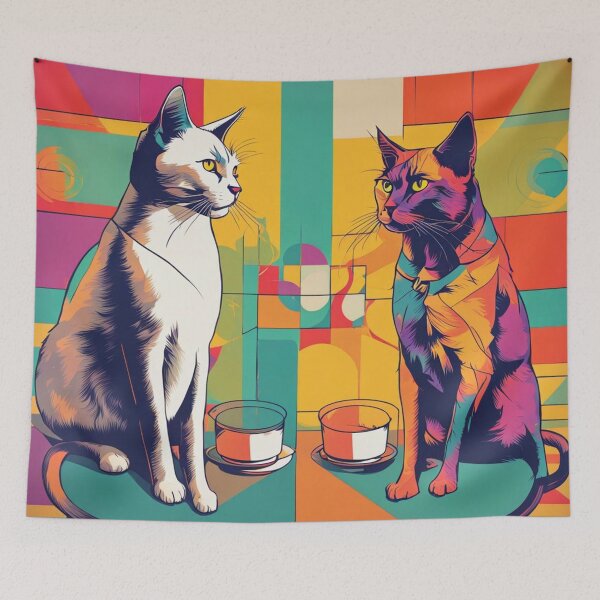 Item preview, Cats having tea designed and sold by Jenswhim.