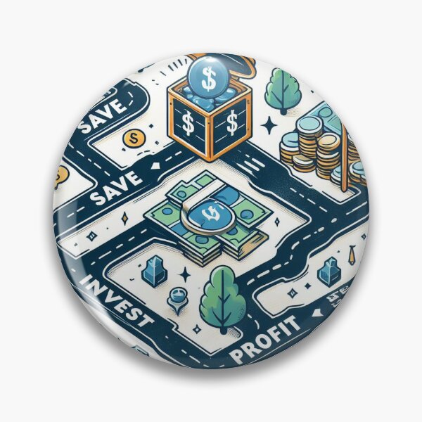 Item preview, Journey to Financial Freedom: A Visual Guide designed and sold by Wonderall.