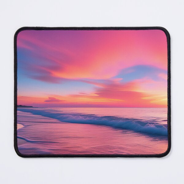 Item preview, Serene Landscape - Pink Sky Beach Sunset designed and sold by Serenitia.