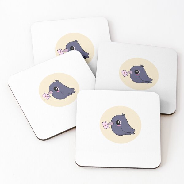 Item preview, Crow holding a love letter designed and sold by Madariesstudio.