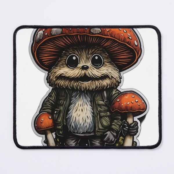 Item preview, Gritty Mushroom Sticker designed and sold by My Artprintz.