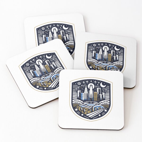 Item preview, Los Angeles Nightscape designed and sold by pixelpulsenyc.