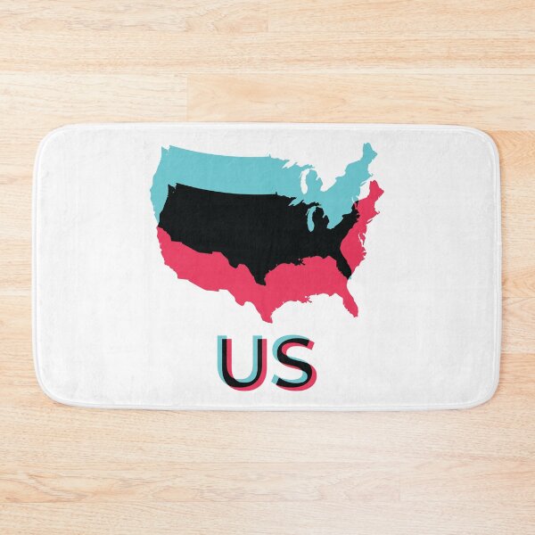 Item preview, Modern Social Media Style USA Map designed and sold by pelagio.