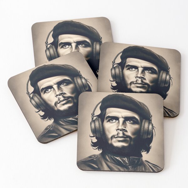 Item preview, Che with Headphones designed and sold by Lane L. Mälkin Design.