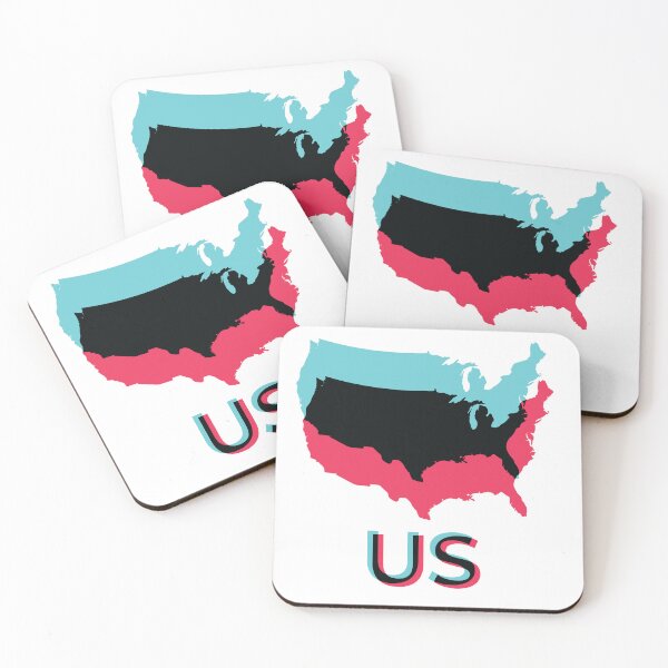 Item preview, Modern Social Media Style USA Map designed and sold by pelagio.