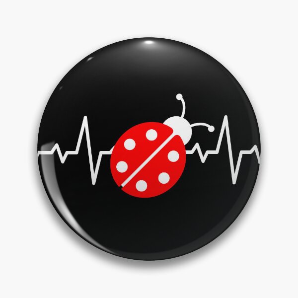 Item preview, Ladybug heartbeat insect lover entomophile designed and sold by MumMadeDesigns.