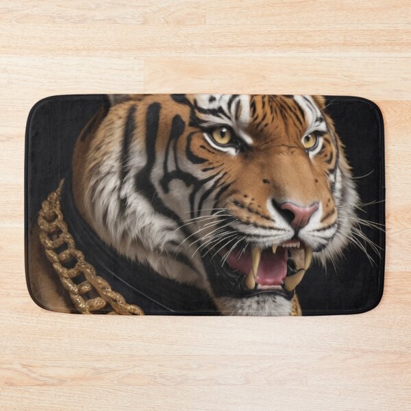 Item preview, Gold Tiger Portrait designed and sold by Lazoni.