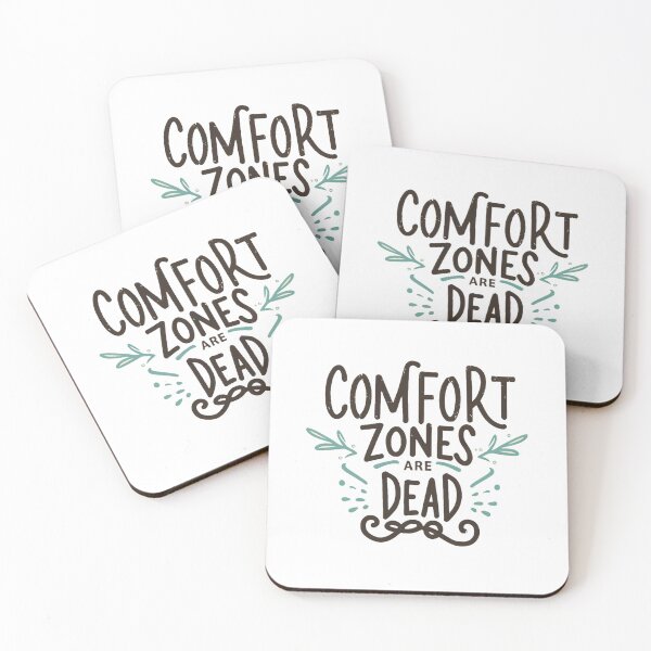 Item preview, Comfort Zones Are Dead Quote designed and sold by WatermelonPink.