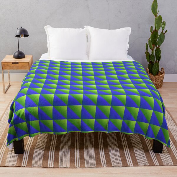 Item preview, Blue Green Gradient Triangle Tile Pattern designed and sold by Zeeph.