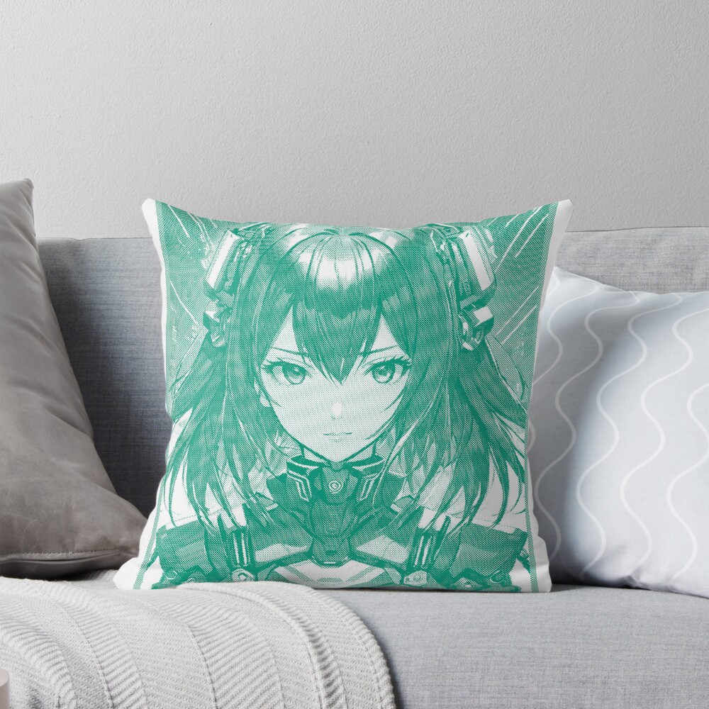 Item preview, Throw Pillow designed and sold by AutomatedArtist.