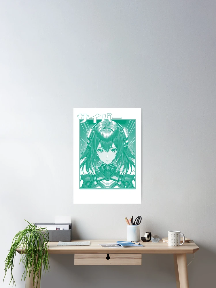 Thumbnail 2 of 3, Poster, Cyber designed and sold by AutomatedArtist.