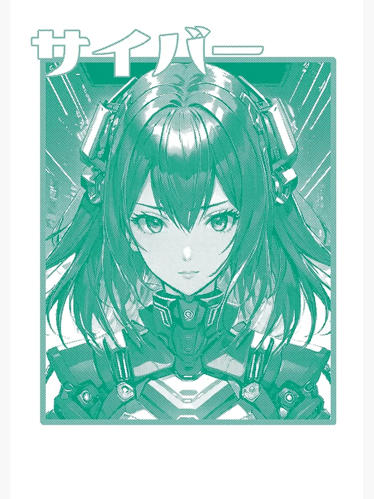 Thumbnail 3 of 3, Poster, Cyber designed and sold by AutomatedArtist.