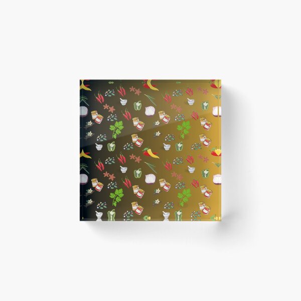 Item preview, Spice-Themed Food Pattern designed and sold by DesignsbySimons.