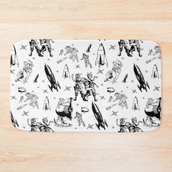 Item preview, vintage alien toile comic white designed and sold by Gossip Rag.