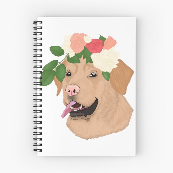 Item preview, Labrador with flower crown  designed and sold by Artistkhg.