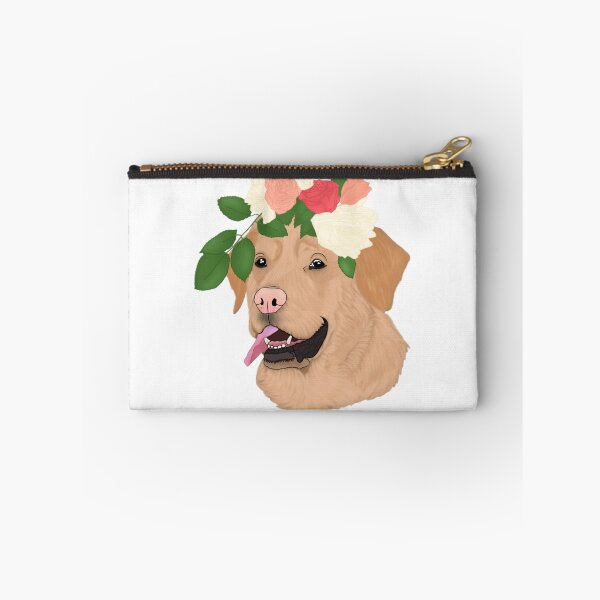 Item preview, Labrador with flower crown  designed and sold by Artistkhg.