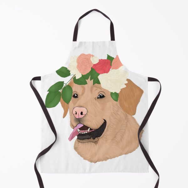 Item preview, Labrador with flower crown  designed and sold by Artistkhg.