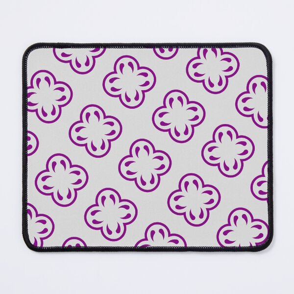 Item preview, Purple & Grey Round Petal Flower Unlimited Ornaments Pattern designed and sold by Alchemy-A-La-G.