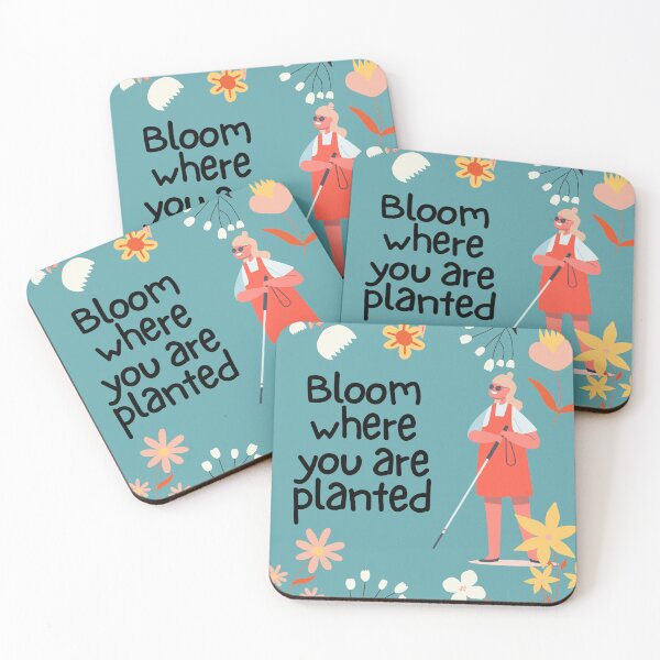 Item preview, Bloom Where You Are Planted Blind Girl designed and sold by IndeOandM.