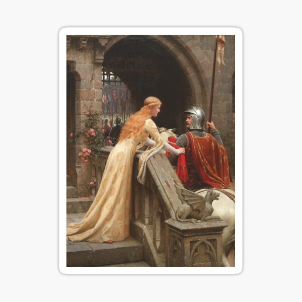 Item preview, God Speed by Edmund Blair Leighton, c. 1900 designed and sold by Cat Lady Designs.