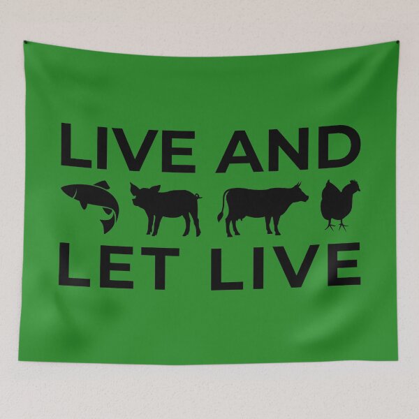 Item preview, Live and Let Live, Animal Activism Design designed and sold by kakarikihill.