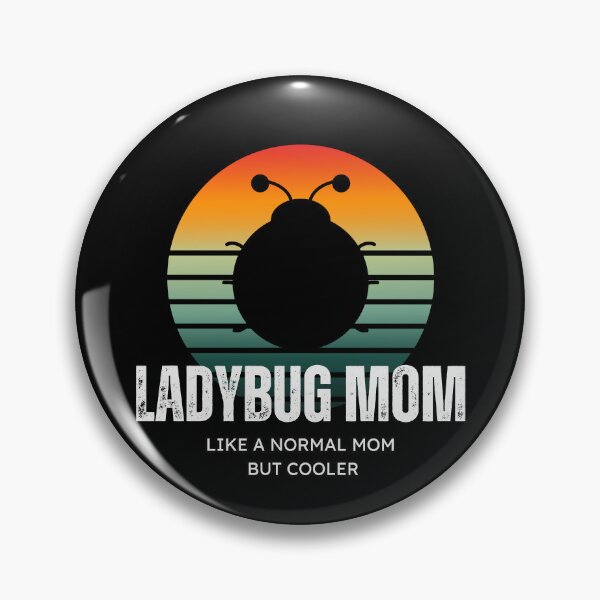Item preview, Cute retro style Ladybug mom graphic designed and sold by MumMadeDesigns.