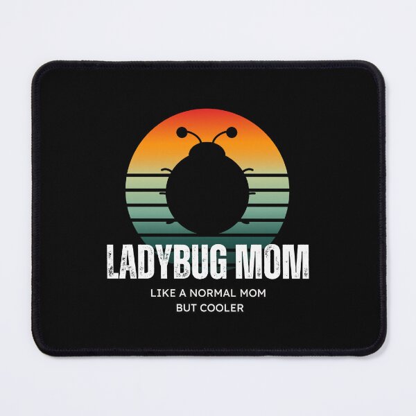 Item preview, Cute retro style Ladybug mom graphic designed and sold by MumMadeDesigns.