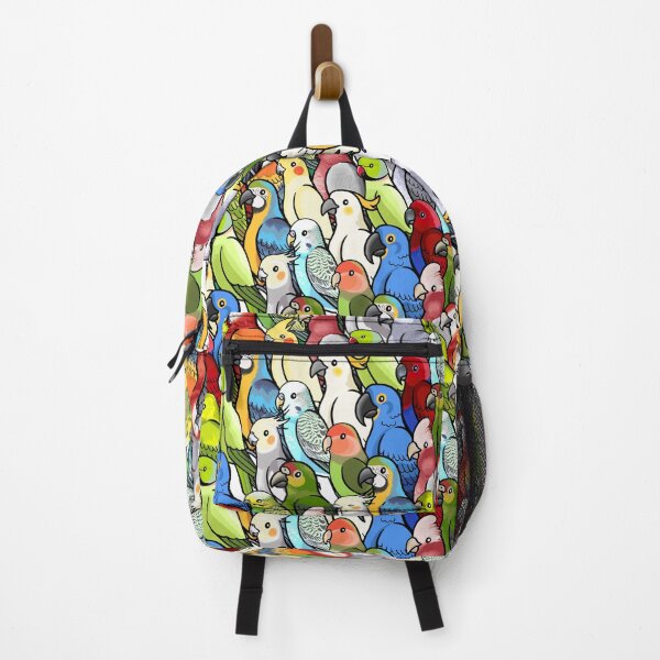 Item preview, Crazy Bird Person Random All Over Pattern designed and sold by haleylouise.