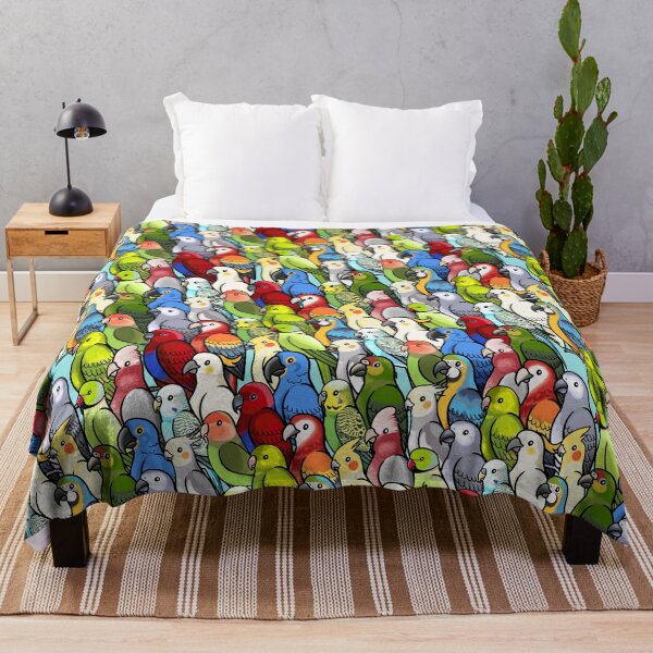 Item preview, Crazy Bird Person Random All Over Pattern designed and sold by haleylouise.