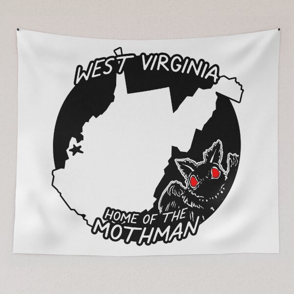 Item preview, West Virginia - Home of the Mothman designed and sold by ClamLakeCryptid.