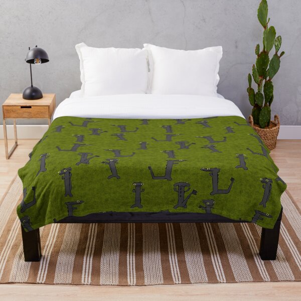 Aperçu de l'œuvre Dragon Lézard Meme Édenté Dansant Vert Clair créée et vendue par IncoherentFab.