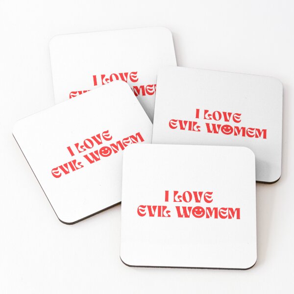 Item preview, I Love Evil Women Happy Face designed and sold by Evebabee.