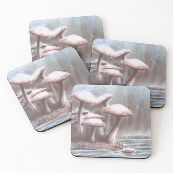 Item preview, Forest of Giant Mushrooms (Journey to the Center of the Earth) designed and sold by EderArt.