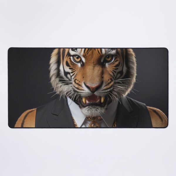 Item preview, Gold Tiger Portrait designed and sold by Lazoni.