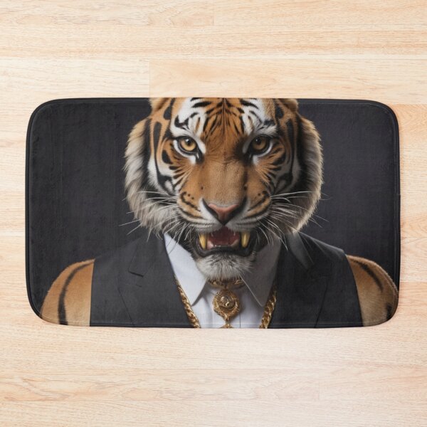 Item preview, Gold Tiger Portrait designed and sold by Lazoni.