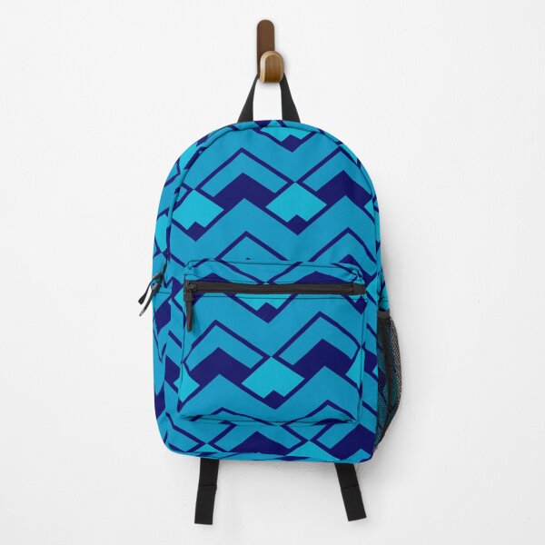 Item preview, Navy Blue Layered Repeating Triangles Unlimited Ornaments Pattern designed and sold by Alchemy-A-La-G.