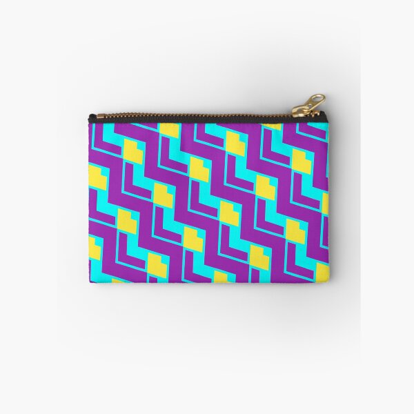 Item preview, Purple & Yellow Layered Repeating Triangles Unlimited Ornaments Pattern designed and sold by Alchemy-A-La-G.
