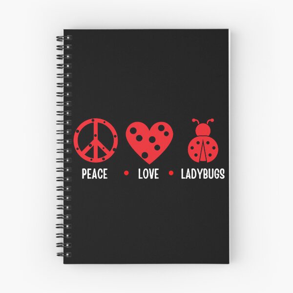 Item preview, Love peace Ladybugs graphic designed and sold by MumMadeDesigns.