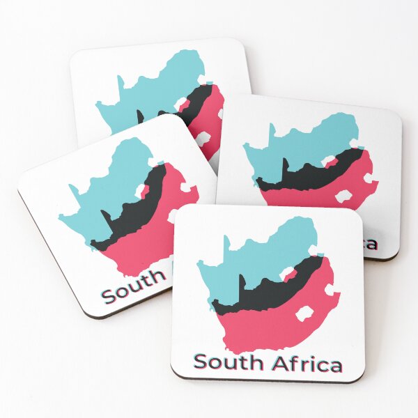 Item preview, Modern Social Media Style SOUTH AFRICA Map designed and sold by pelagio.