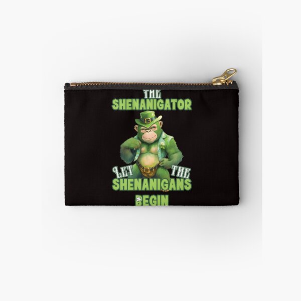 Item preview, The Shenanigator Let the Shenanigans Begin New Reworked Version Big Irish Gorilla with Piercing Green Eyes designed and sold by JoyOfHopeStore.