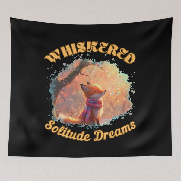 Item preview, Whiskered Solitude Dreams. fox lover designed and sold by FoxVibes.