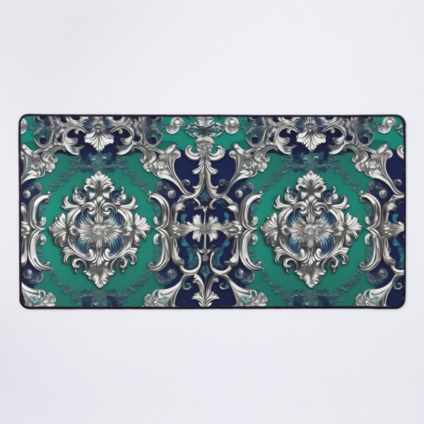 Item preview, Ocean Green & Silver Baroque designed and sold by DesignsByPrnces.