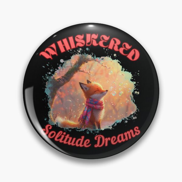 Item preview, Whiskered Solitude Dreams. fox head designed and sold by FoxVibes.
